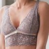 Full Covered Bralette wire-free Blueberry
