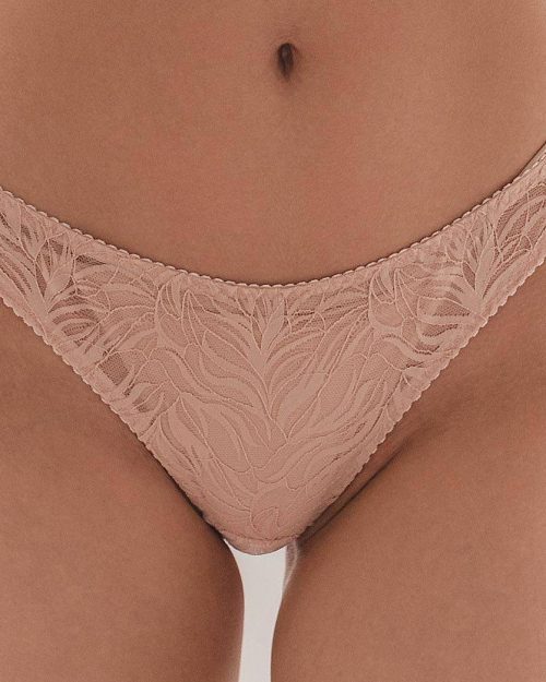 High Rise Brief Rose Gold